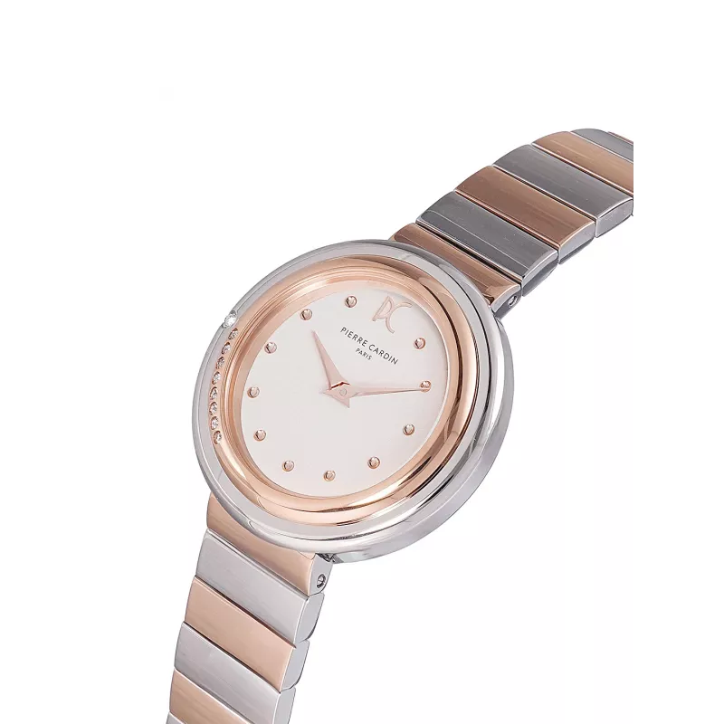 Pierre Cardin Damenuhr CF.1010.MU.3 Quarzuhr 32mm Roségold Edelstahl Mesh