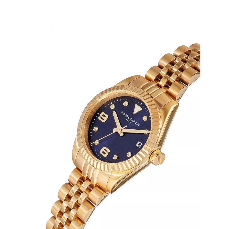 Pierre Cardin Damenuhr CF.1012.MG.3 Quarz Analog Uhr 28mm Roségold Edelstahl Mesh