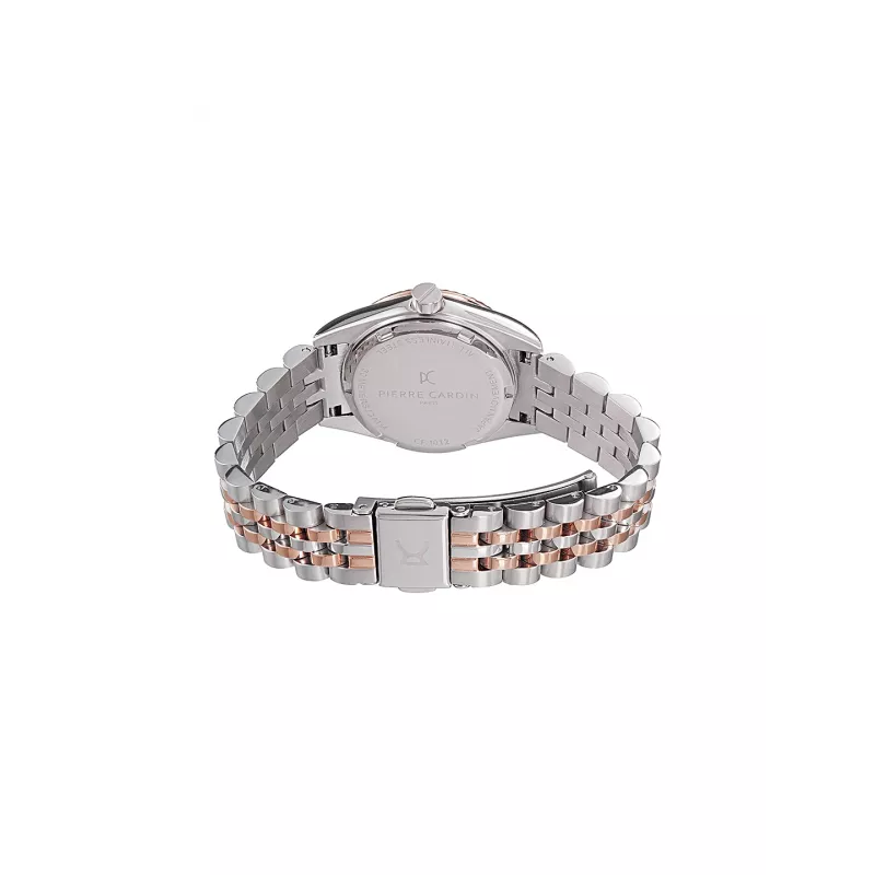 Pierre Cardin Damen Montmartre Quarz Analog Uhr CF.1012.MU.1 - 28mm Silber Edelstahl Mesh