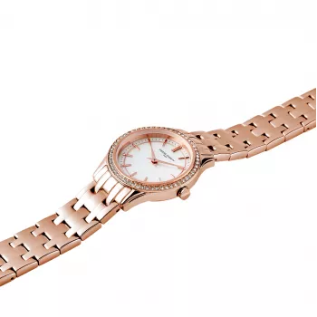 Pierre Cardin Damen-Quarz-Analoguhr CF.0611.SC.RG - 30mm Roségold Edelstahl-Mesh