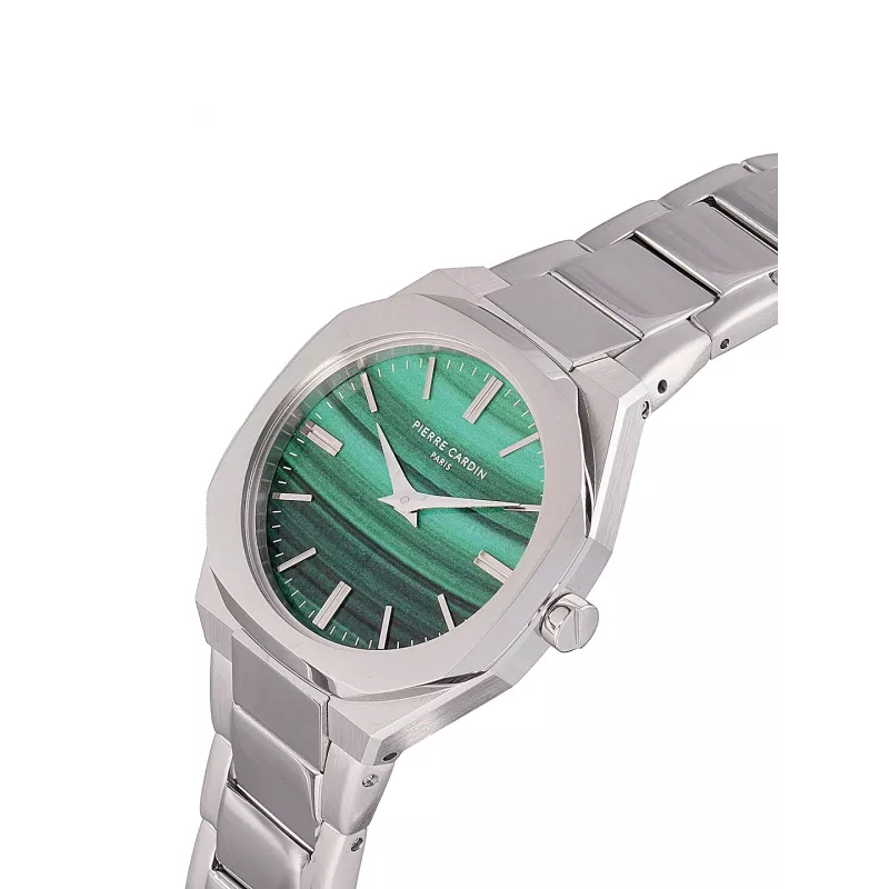 Pierre Cardin Damen-Quarz-Analoguhr CF.1008.MS.3 32mm Silber Edelstahl Milanese Armband