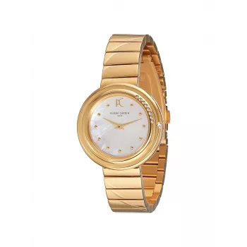 Pierre Cardin Damen-Quarz-Analoguhr CF.1010.MG.2 - 32mm Edelstahl Silber Zifferblatt