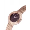 Pierre Cardin Damen-Quarz-Analoguhr CF.1010.MR 32mm Silbernes Zifferblatt Schwarzes Lederarmband