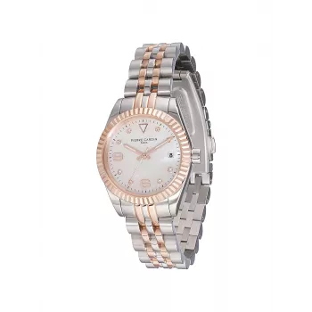 Pierre Cardin Damen-Quarz-Analoguhr CF.1012.MU (28mm) Silber Edelstahl Milanaiseband