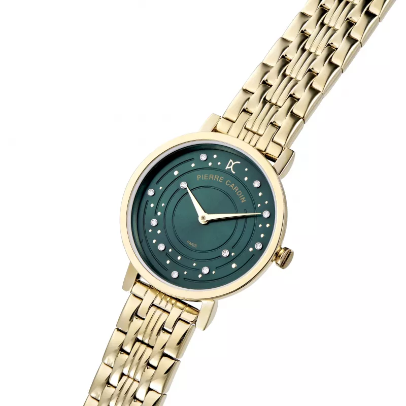 Pierre Cardin Damen-Quarzuhr CCM.0552 Silber Edelstahl Mesh 32mm