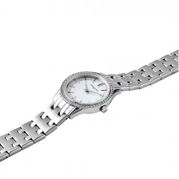 Pierre Cardin Damen-Quarzuhr CF.0611.SJ Silber Edelstahl-Mesh 30mm