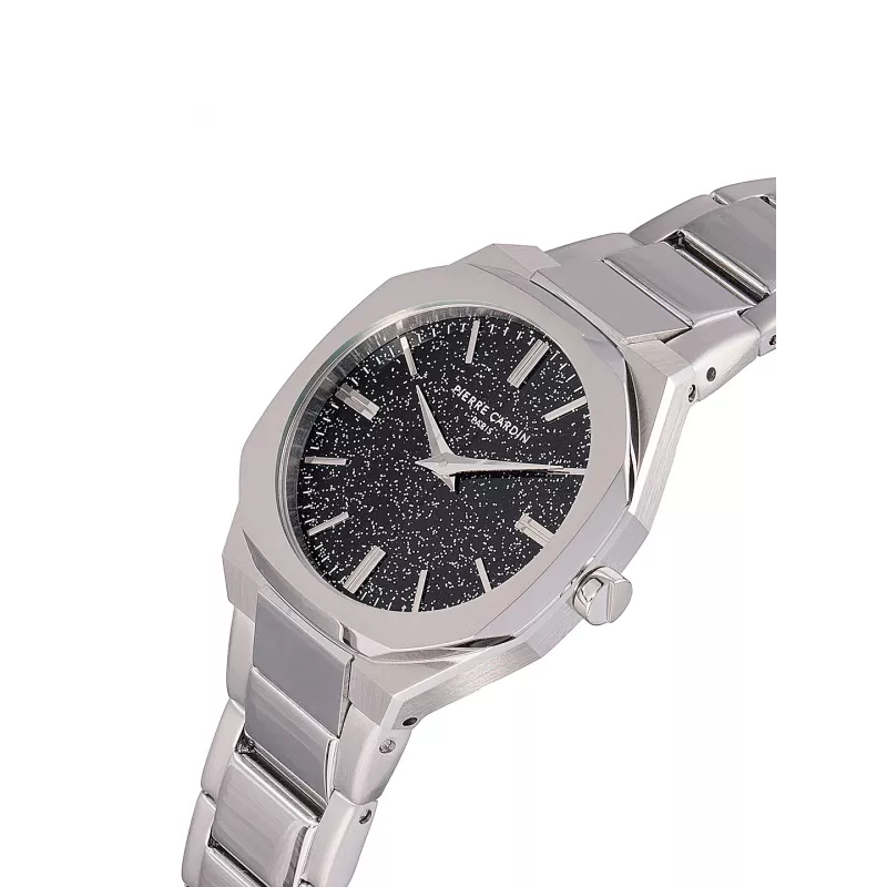 Pierre Cardin Damen-Quarzuhr CF.1008.MS 32mm Silber Edelstahl-Mesh-Armband