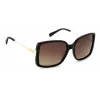 PIERRE CARDIN Damen-Sonnenbrille PC8512S807F8H Havana Acetat-Fassung Braune Verlaufsgläser 58mm