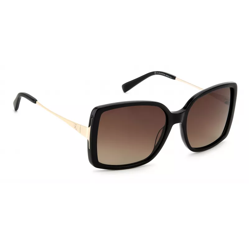 PIERRE CARDIN Damen-Sonnenbrille PC8512S807F8H Havana Acetat-Fassung Braune Verlaufsgläser 58mm