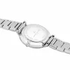 Pierre Cardin Damenuhr CBC.5006 32mm Edelstahl Quarz Analog Weißes Zifferblatt Schwarzes Leder