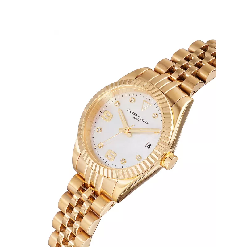 Pierre Cardin Damenuhr CF.1012.MG 28mm Roségold Edelstahl Mesh