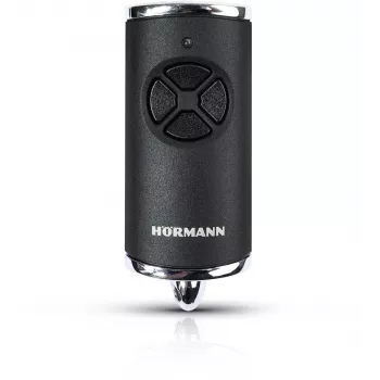 Pilot Hormann HSE 4 868MHz BiSecure Handsender (Schwarz, Matt, Chromplattierte Tasten)