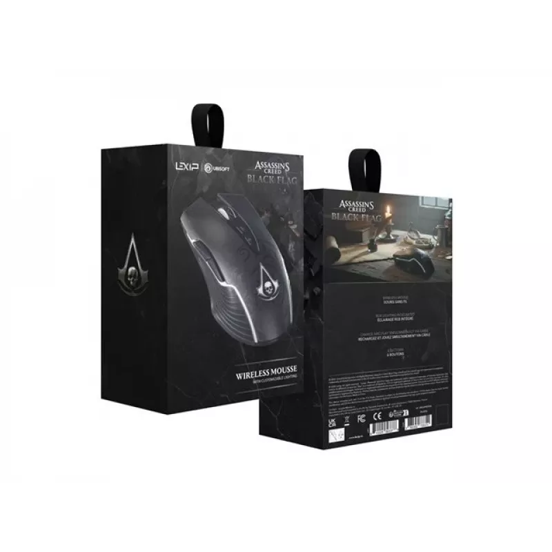 PIXMINDS LEXIP BLACK FLAG RESYNCED TATOO Wireless Maus