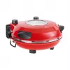 Pizzaofen TEESA SUPREME, 1200 W, 32 cm, Sichtfenster, herausnehmbarer Stein, Dual-Heizungsregelung
