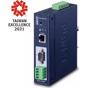 PLANET IMG-2100T Industrial Gigabit Media Converter, 1x RJ45 auf 1x SFP, -40 bis 75 °C