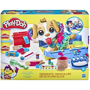 Play-Doh Care 'n Carry Vet Tierarzt-Set
