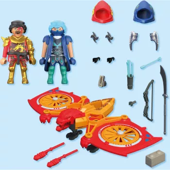 Playmobil 71833 Heroes: Helden-Drohne gegen bösen Ninja