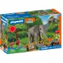 PLAYMOBIL 72068 Elefant mit Tierpfleger