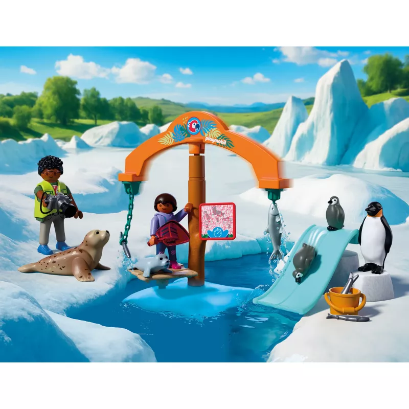 PLAYMOBIL 72073 Animals & Friends Zoo Ice Expedition Spielset