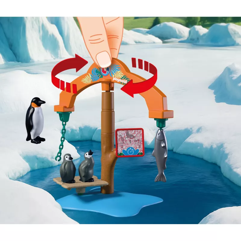 PLAYMOBIL 72073 Animals & Friends Zoo Ice Expedition Spielset