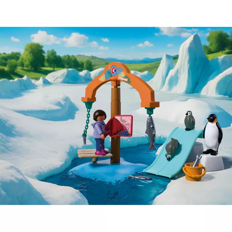 PLAYMOBIL 72073 Animals & Friends Zoo Ice Expedition Spielset