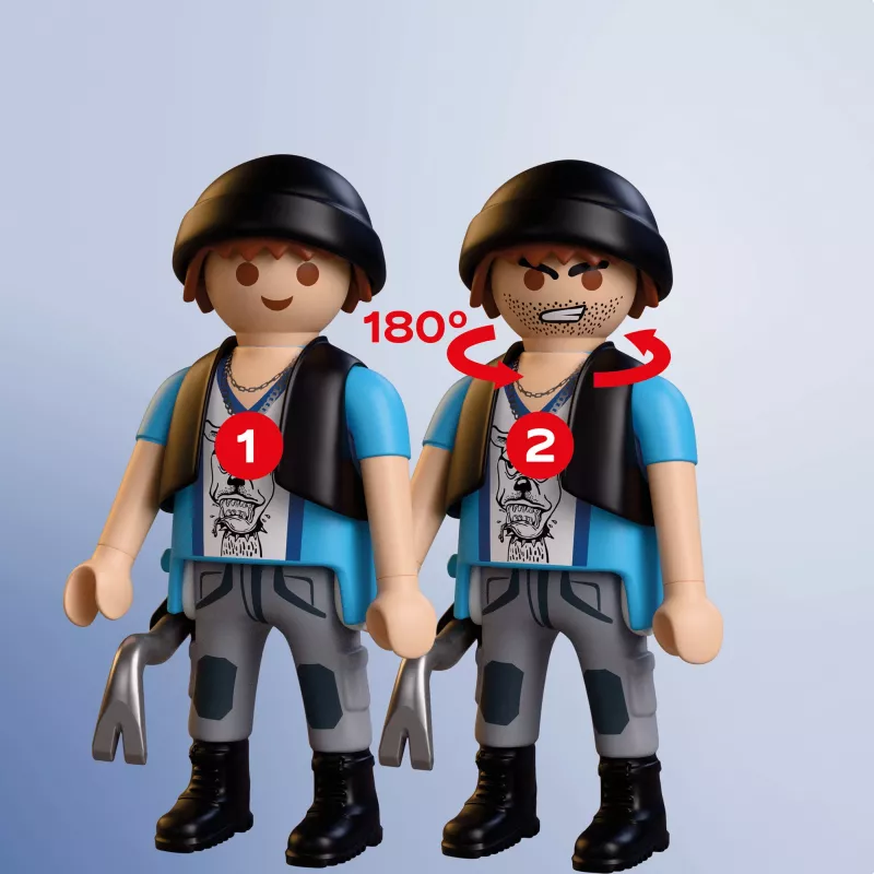 PLAYMOBIL 72079 City Action Polizei Motorrad Verfolgungsjagd