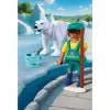 Playmobil 72090 Animals & Friends Zoo: Eisbär und Tierpfleger