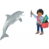 PLAYMOBIL 72091 Animals & Friends Zoo Delfin und Besucher