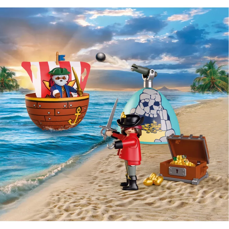 PLAYMOBIL 72100 Surprise Egg Pirates Spielfiguren-Set