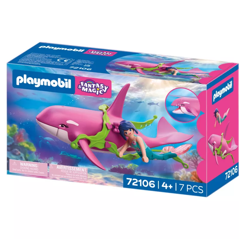 Playmobil 72106 Fantasy & Magic Orca mit Meerjungfrau