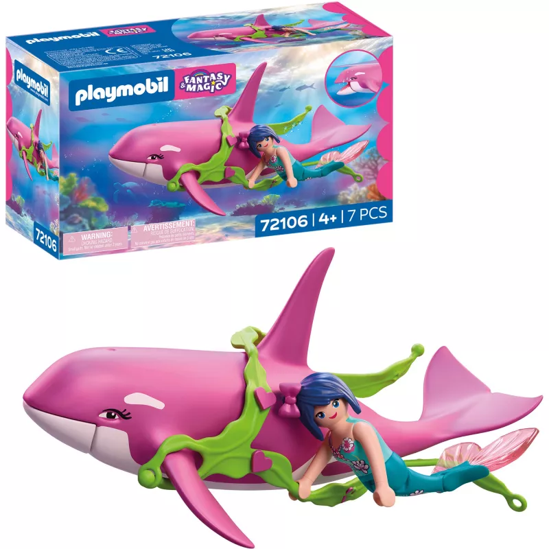 Playmobil 72106 Fantasy & Magic Orca mit Meerjungfrau