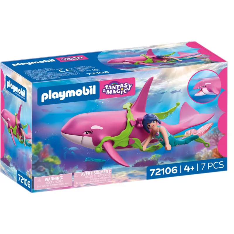Playmobil 72106 Fantasy & Magic Orca mit Meerjungfrau