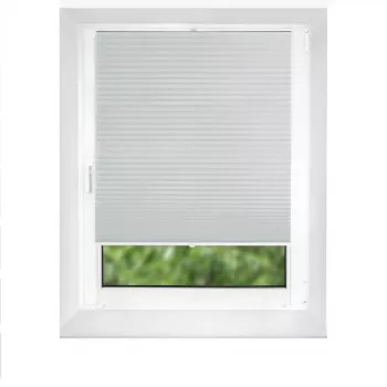 Plissee Perle Thermo 120x170 Grau