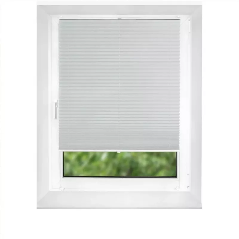 Plissee Perle Thermo 120x170 Grau