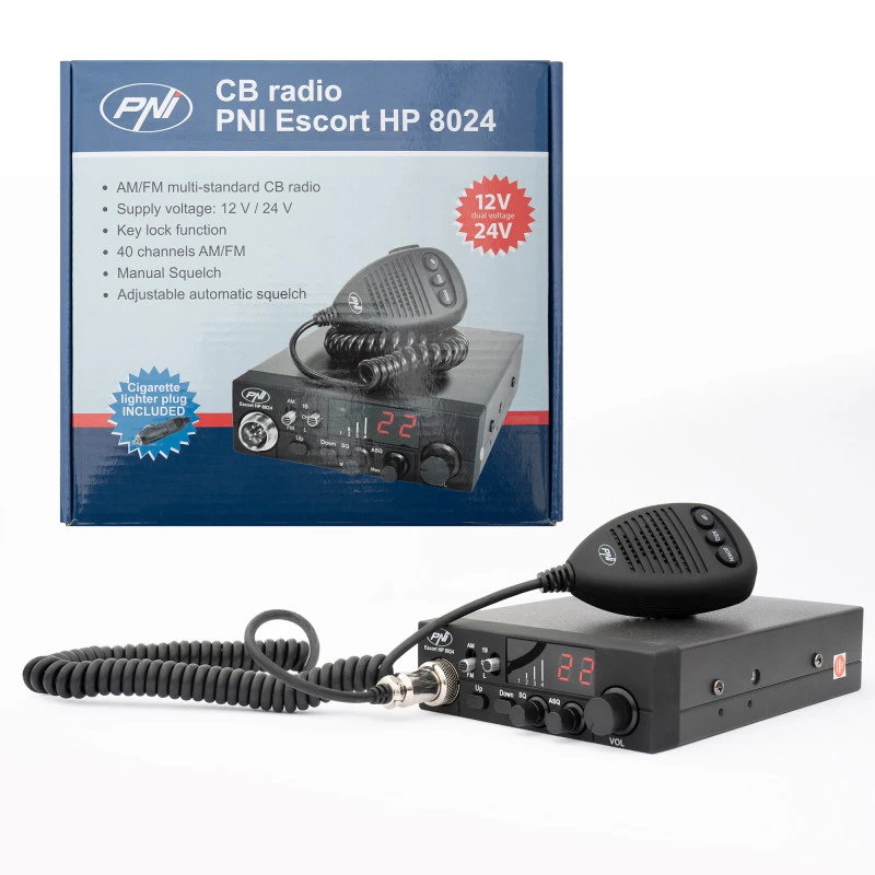 PNI HP-8024 ESCORT CB Funkgerät AM/FM 12/24V