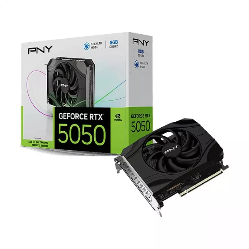 PNY GeForce RTX 5050 Grafikkarte - 8 GB GDDR7