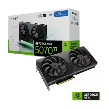 PNY GeForce RTX 5070 Ti Slim OC 16GB GDDR7 PCIe 5.0 Grafikkarte