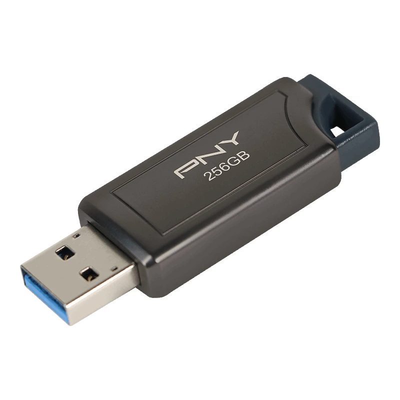 PNY PRO Elite V2 256 GB USB 3.2 Gen 2 Type-A Capless Black Flash Drive