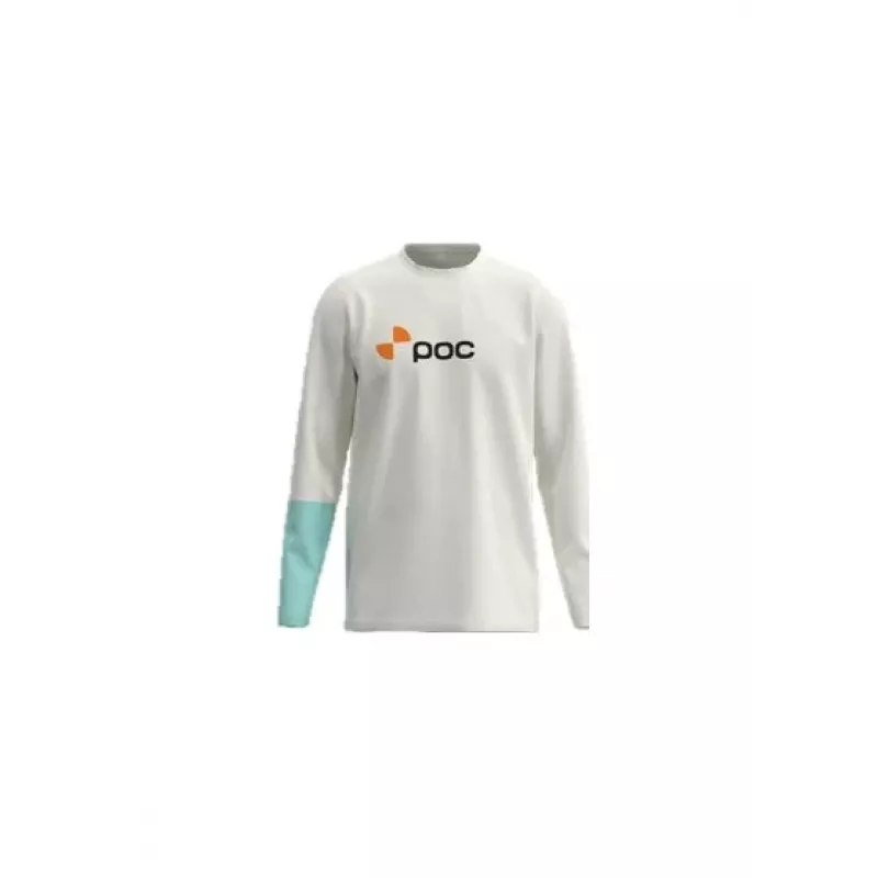 POC L/S Tee Long Sleeve T-Shirt Hydrogen White - L