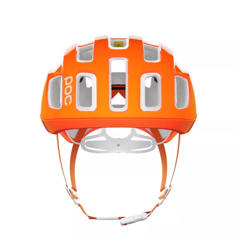 POC Ventral Lite Fahrradhelm Medium Fluorescent Orange/AVIP White