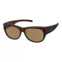 Polaroid Ancillaries PLD9004SMQU Unisex-Sonnenbrille - Havana/Tortoise - Braune polarisierte Gläser - UV400-Schutz