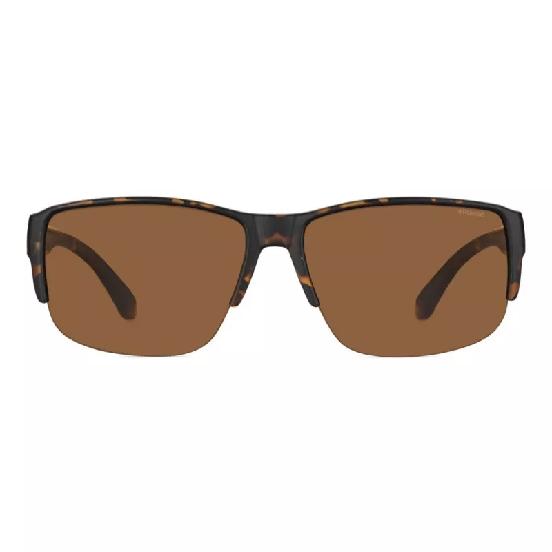 Polaroid Ancillaries PLD9007SV08 Unisex Sonnenbrille - Schwarzer Rahmen, Graue polarisierte Gläser