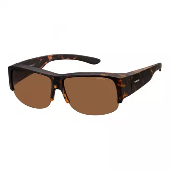 Polaroid Ancillaries PLD9007SV08 Unisex Sonnenbrille - Schwarzer Rahmen, Graue polarisierte Gläser