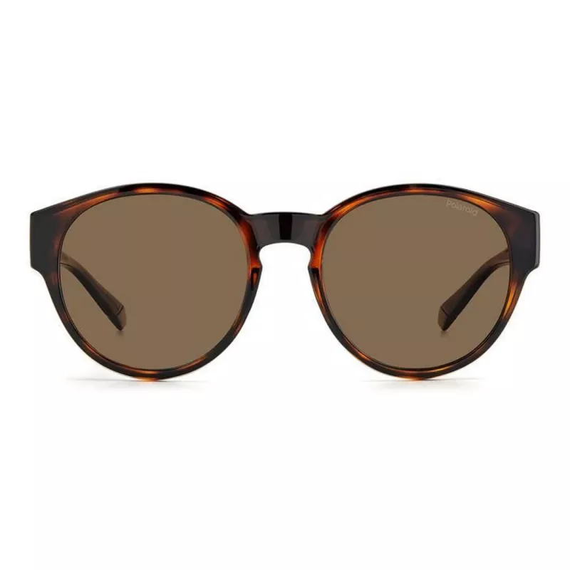 Polaroid Ancillaries PLD9017S086 Unisex Sonnenbrille - Havana/Tortoise Rahmen, Braune Polarized Gläser