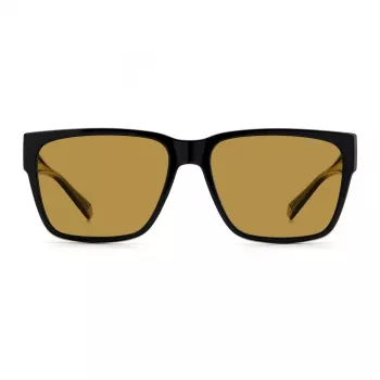 Polaroid Ancillaries PLD9018S807 Unisex eckige Sonnenbrille - Havanna-Rahmen, braune polarisierte Gläser