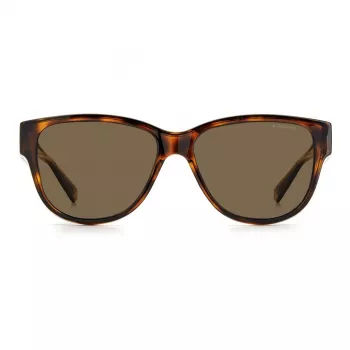 Polaroid Ancillaries Damen-Sonnenbrille PLD9013S9N4 - Schwarzer Rahmen, Graue polarisierte Gläser