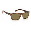Polaroid Herren-Sonnenbrille PLD2121SL9G Square Havana mit grünen polarisierten Gläsern 58/15/140 mm