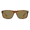 Polaroid Herren-Sonnenbrille PLD2121SL9G Square Havana mit grünen polarisierten Gläsern 58/15/140 mm