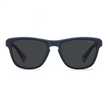 Polaroid Herren PLD2168S4NZ Rechteckige Polarisierte Sonnenbrille - Schwarz/Grau