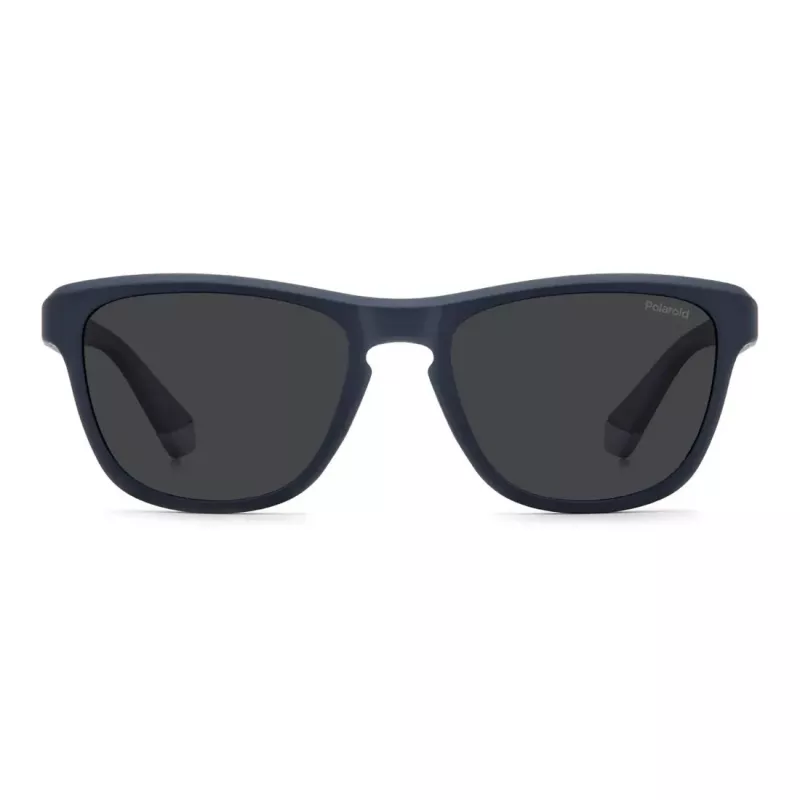 Polaroid Herren PLD2168S4NZ Rechteckige Polarisierte Sonnenbrille - Schwarz/Grau